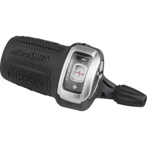 Microshift left twist shifter MSH-DS85-LF, 3-speed compatible with Shimano, friction/indexing with gear indicator