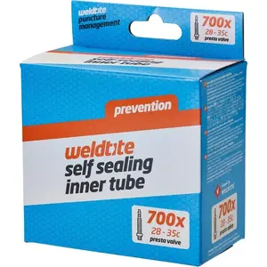 Inner Tube WELDTITE Self Sealing 700 x 28–35c Presta valve with sealant