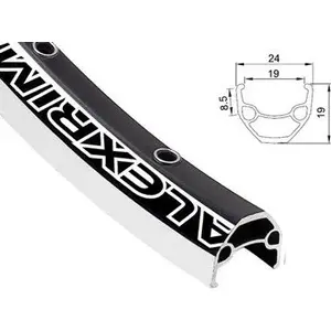 MTB wheel rim Alexrims ALX-EN2429 29" x 32 mm Tubeless Ready, 32 holes, for center-lock disc, black