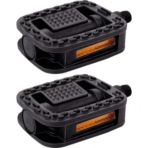 Bicycle Pedal Set DUNLOP TOUR, model 476223 — replacement pedals for city and touring bikes
