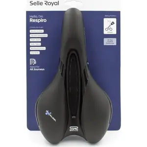 Saddle SELLE ROYAL Respiro Soft Athletic 45° gel with elastomers unisex 398 g