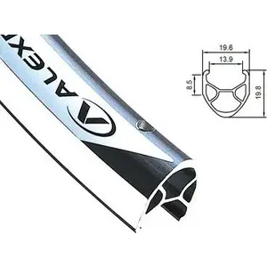 Road rim Alexrims R450 700x36 with 36 holes CNC white (ALX-R45036B)