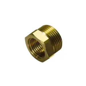 Медный (латунный) редукционный ниппель KAN-therm 1" x 1 1/2" модель 4940.00