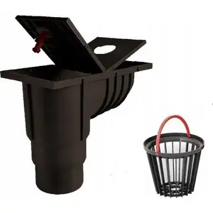 Notekas izplūdes savienojums TYCNER P59200B priekš Ø110 mm, brūns