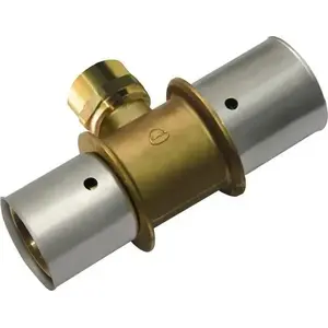 KAN-therm press tee 25x2 mm with G3/4 female thread, model 1009258002