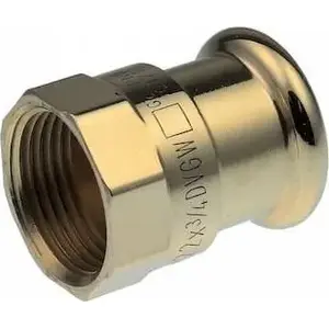 Муфта с внутренней резьбой KAN-therm Złączka GW Copper 15 Rp1/2 для сантехники