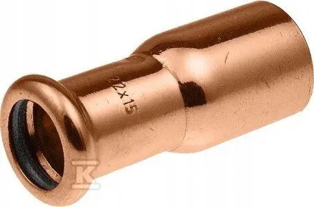 Samazinājuma nipelis vara KAN-therm 22/18 (reductors)