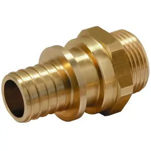 KAN-therm фитинг 25x3,5 мм с фланцем 1" и внешней резьбой, модель 9014.200