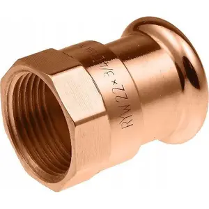 Медная муфта KAN-therm 22 Rp3/4 (S) — 22 мм, резьба Rp 3/4
