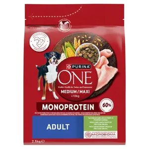 Корм для собак Purina Nestle PURINA ONE MED/MAX Adult Monoprotein Turkey 2,5 кг