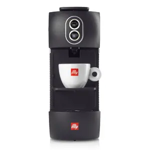 Kapsulu kafijas automāts Illy Easy pilnībā automātisks, 1 l ūdens tvertne, 1250 W, melns, viena tasīte