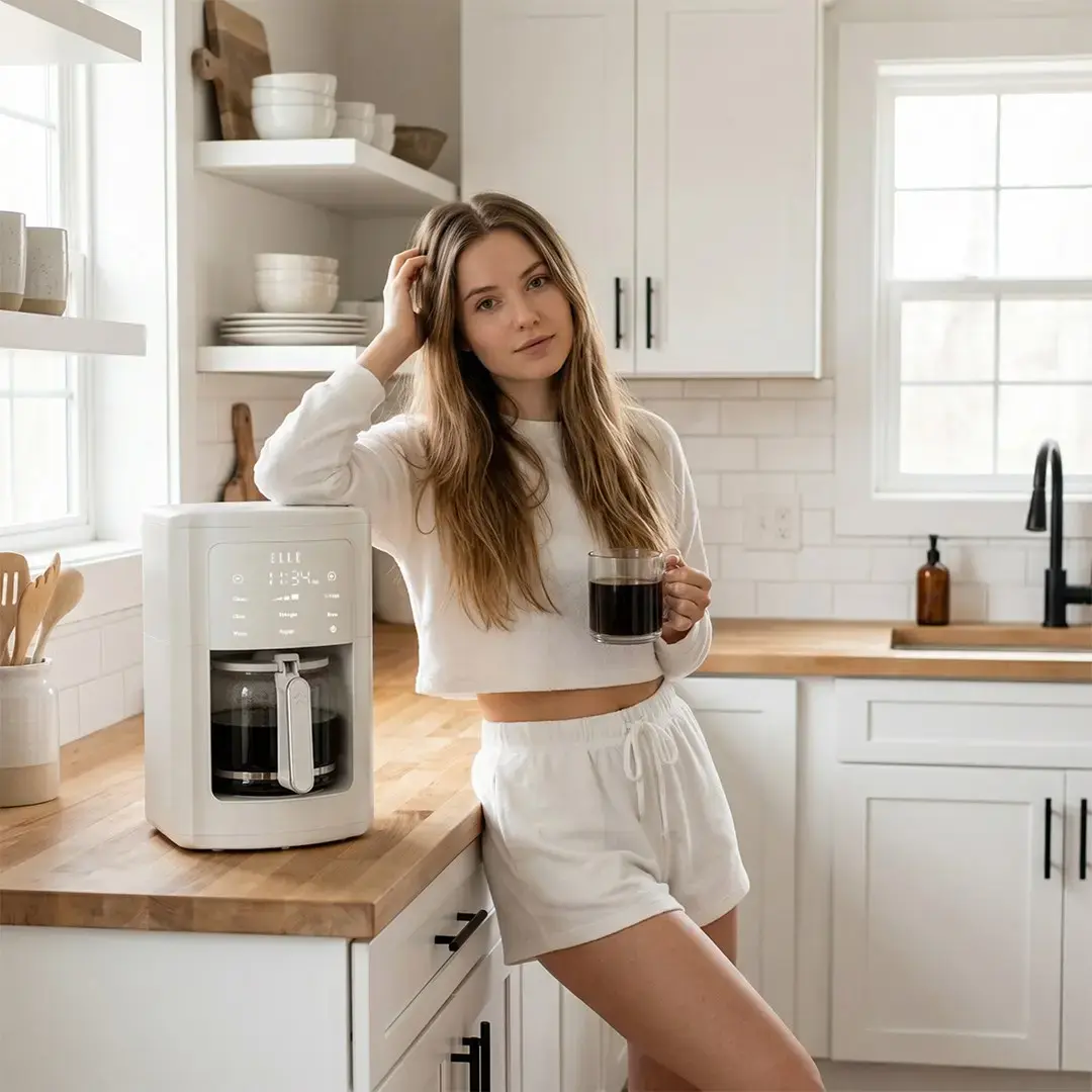 Pour-over Coffee Maker Elle EKCMP301WHEU 1.8L Photo 5