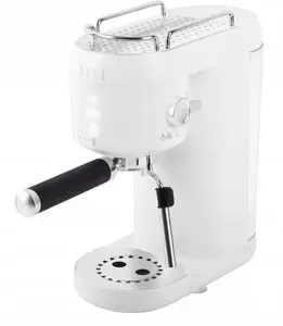 Kafijas automāts Elle EKCMP801WHEU balts — kompakts mājas pilienu/espresso tipa katls