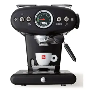 Espresso automāts Illy X1 Manual — 1 l tvertnes tilpums, manuāla, kapsulas/malta kafija, 1200 W, nerūsējošais tērauds/melns