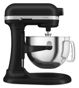 KitchenAid 5KSM60SPXEBM Планетарный миксер 375 Вт Черный 5.6 л Чаша из нержавеющей стали 11 скоростей