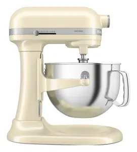 Планетарный миксер KitchenAid 5KSM60SPXEAC 375 Вт Кремовый с чашей 5.6 л из нержавеющей стали и 11 скоростями