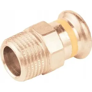 Медно-латунная газовая муфта KAN-therm 15 R1/2 (S) — фитинг для газовых систем
