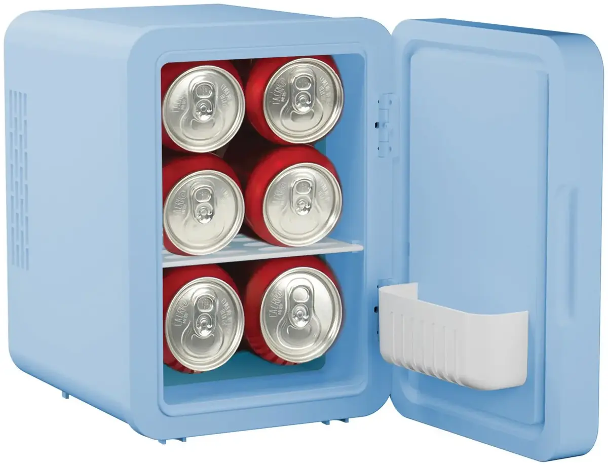 Mini ledusskapis Elle 4 l ar LED spoguli Photo 3