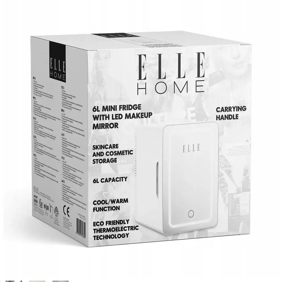 Мини-холодильник с LED-зеркалом Elle 4 л Photo 7