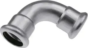 KAN-therm elbow 18 mm 90° Inox Press, stainless steel press fitting, model 1609068151