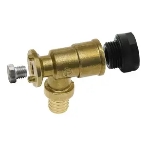 Подводка KAN-therm для смесителя PUSH с коротким пластиковым пробкой 18×2,5 мм G1/2"