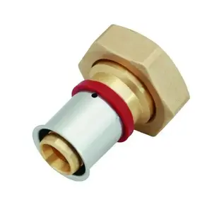Compression coupling (press) KAN-therm K-080250 16 mm x 1/2" with flat seal