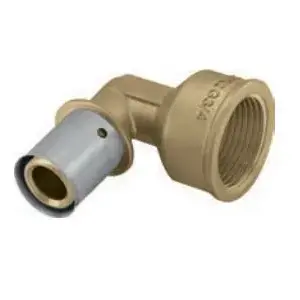 KAN-therm угол 90° с пресс-кольцом, внутренняя резьба 1", 25 мм (K-080172)
