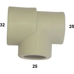 Тройник редукционный (PP‑R) KAN‑therm 32/25/25 — полипропиленовый фитинг для трубопровода