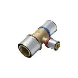 Медный пресс-тройник редукционный KAN-therm 20 x 25 x 20 мм K-040608