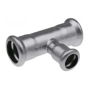 KAN-therm тройник Inox Press 35x28x35 мм пресс-фитинг из нержавеющей стали