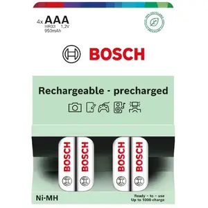 Rechargeable NiMH AAA Battery Kita HR03B4P950/00 950 mAh precharged pack of 4