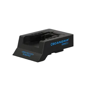 Connection module Scangrip Milwaukee Connector for MILWAUKEE 18 V/20 V, black, 110 g, 110.1×76.1 mm