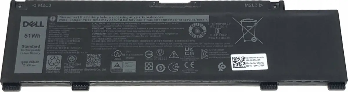 Origin 3-cell 51Wh laptop battery for Dell Photo 6