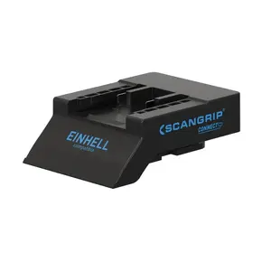 Connection module Scangrip 03.6143C for EINHELL 18 V/20 V batteries, black, 110 g, 110.1×76.1 mm