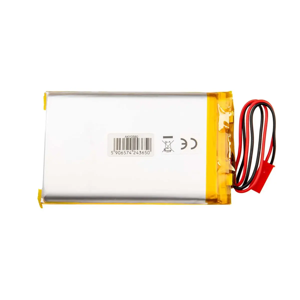 Battery Akyga AKY0580 Li‑Ion 50×80×8 mm Photo 2