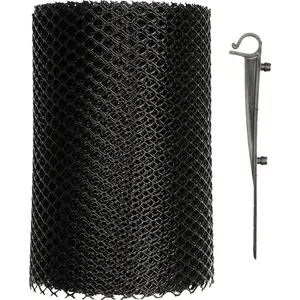 Gutter Protective Mesh Vorel 18 cm x 6 m with 15 Clips (69851)