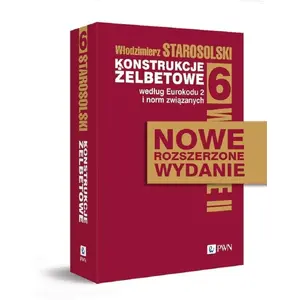 Grāmata PWN Konstrukcje żelbetowe według Eurokodu 2... T.6 — dzelzsbetona konstrukciju projekti (poļu val.)