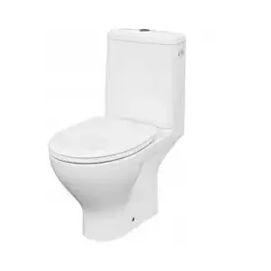 Сиденье для унитаза CERSANIT KOMPAKT 650 SBTW MODUO CO 010 3/5 деревянное с механизмом плавного закрывания