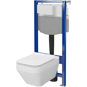 CERSANIT C30 AQUA 50 MECH QF MZ CREA SQUARE сливной бачок для унитаза, механический, 50 см