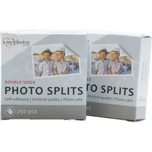 focus Photo Splits 4 упаковки по 250 шт — фотоуглы для крепления снимков