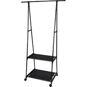 Klepu plaukts Storage Solutions Wieszak C80652320 — ratiņstāvus garderobes plaukts ar plauktu apģērbam