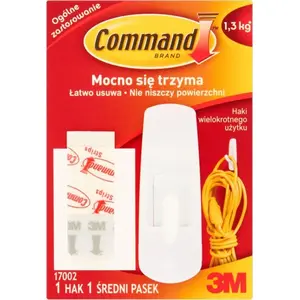 Hook Command 17002 with Adhesive Strip (1+1) — Command brand