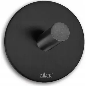 Towel Hook Zack DUPLO Round self-adhesive model 840447, stainless steel, double hook