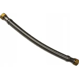 Elastīgs tērauda ūdens savienojums TUCAI TW-3/4 x 3/4 L=60 cm (modelis 204706)