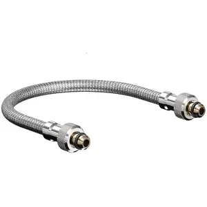 Connection Hose with 2 O-rings CERSANIT AQUA 40 — flexible inlet hose for sanitary fittings
