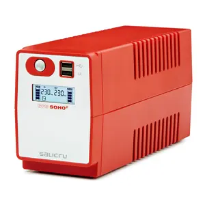 UPS SALICRU SPS 500 SOHO+ IEC Line-Interactive 0.5 kVA / 300 W, 4x C13 outlets, LCD, tower