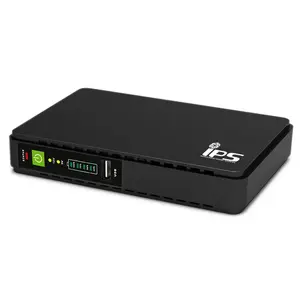 Neaptraucināms barošanas avots MPL Power RouterUPS-15-POE, 15 W, litijs 8,8 Ah, kompakts, melns