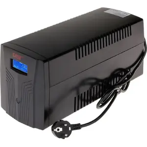 Avots bez pārtraukuma EAST AT-UPS1200BK-LCD ar LCD displeju, jauda 1200 VA