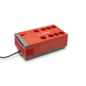 UPS SALICRU Salicru SPS 650 HOME+ Line-Interactive 0.65 kVA / 360 W, 8 Type F outlets, Red