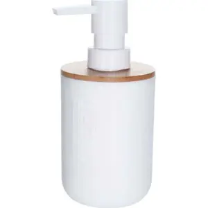 Дозатор мыла Bathroom Solutions K-170456590 белый — для ванной, настенный или настольный